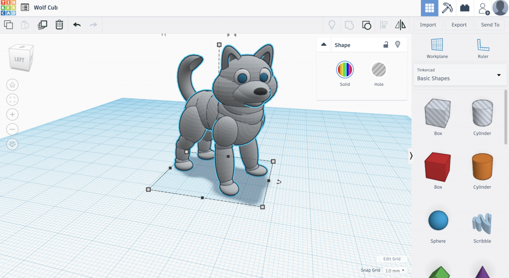 Tinkercad Modelling Example